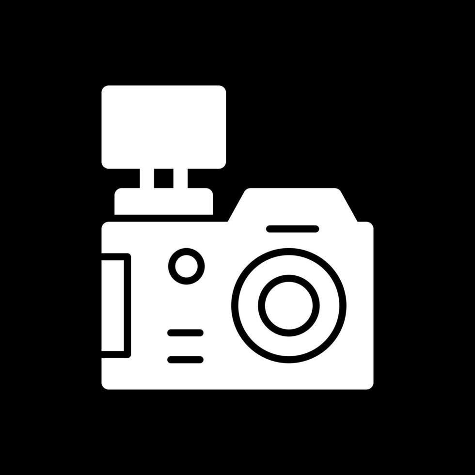 diseño de icono de vector de cámara dslr