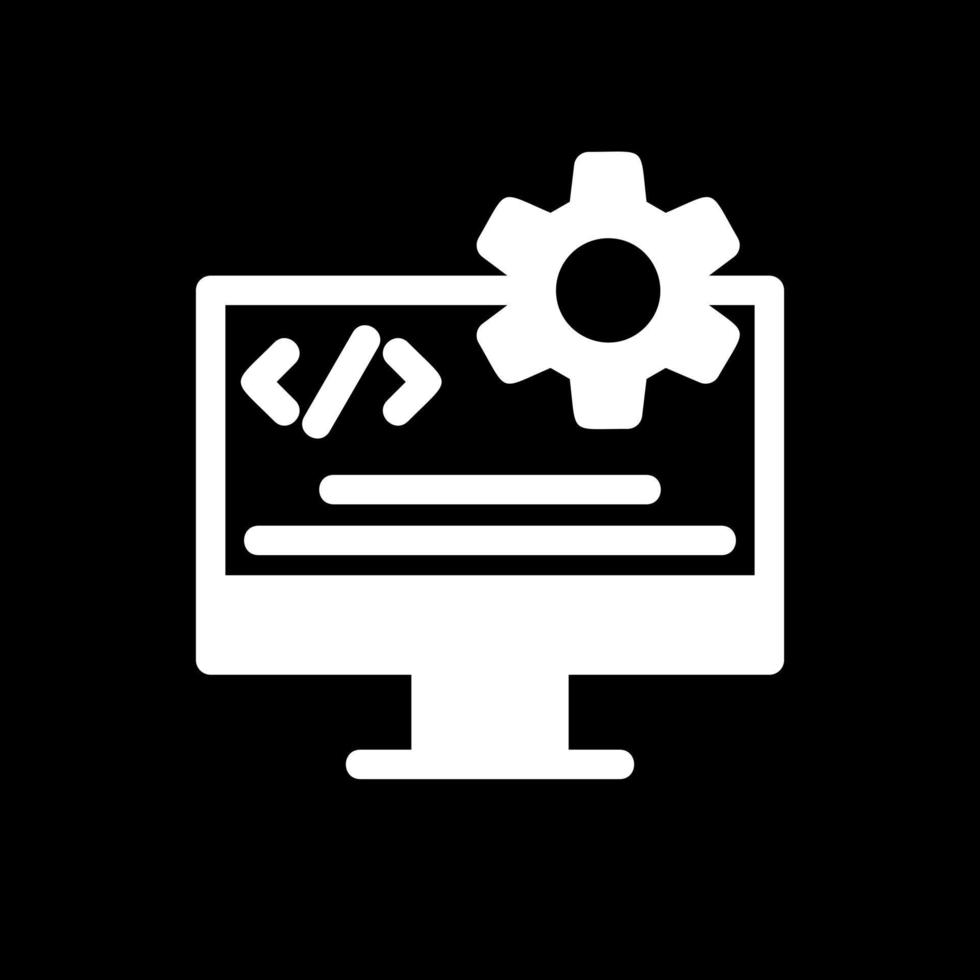 Code Engineering Vector Icon Design