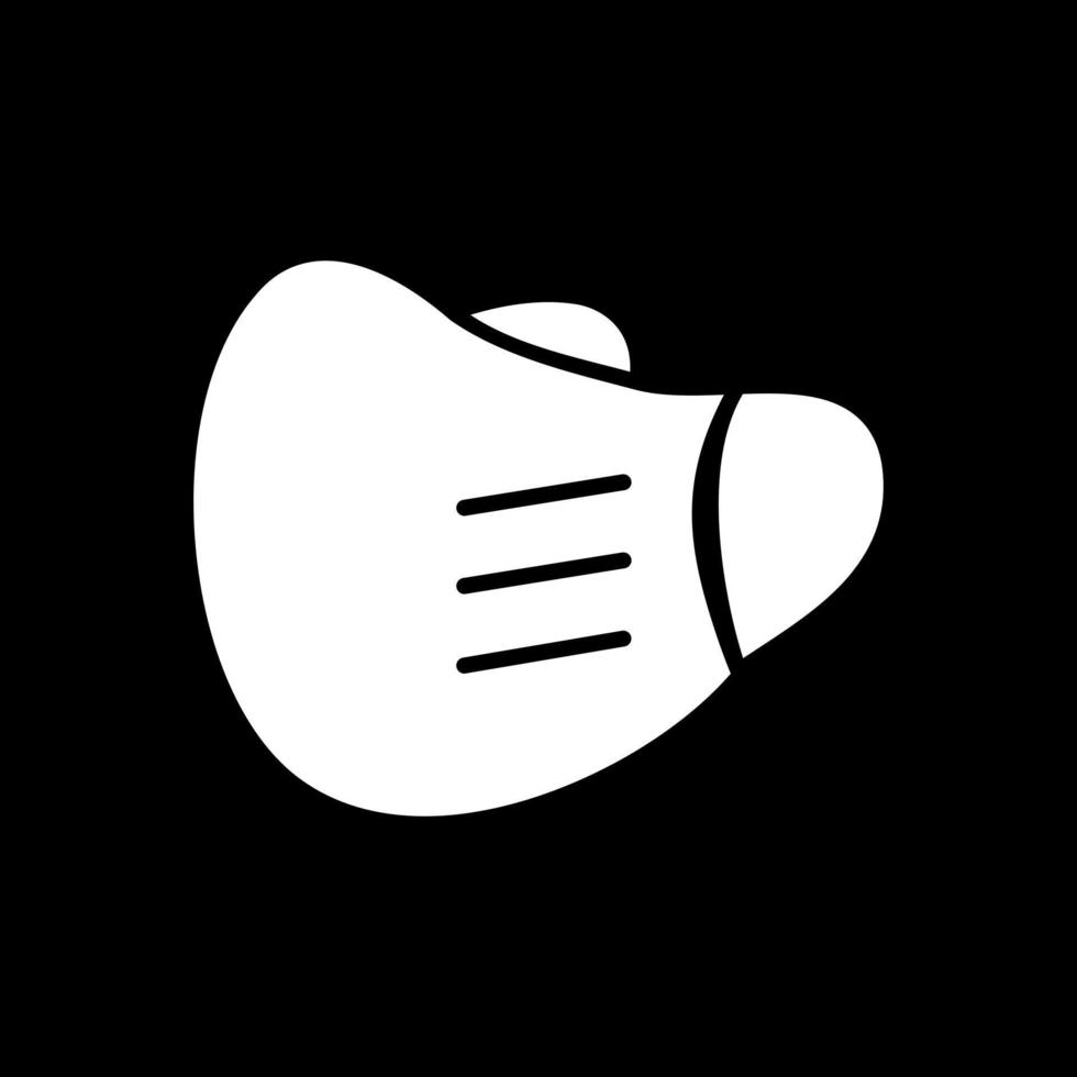 Face Mask Vector Icon Design