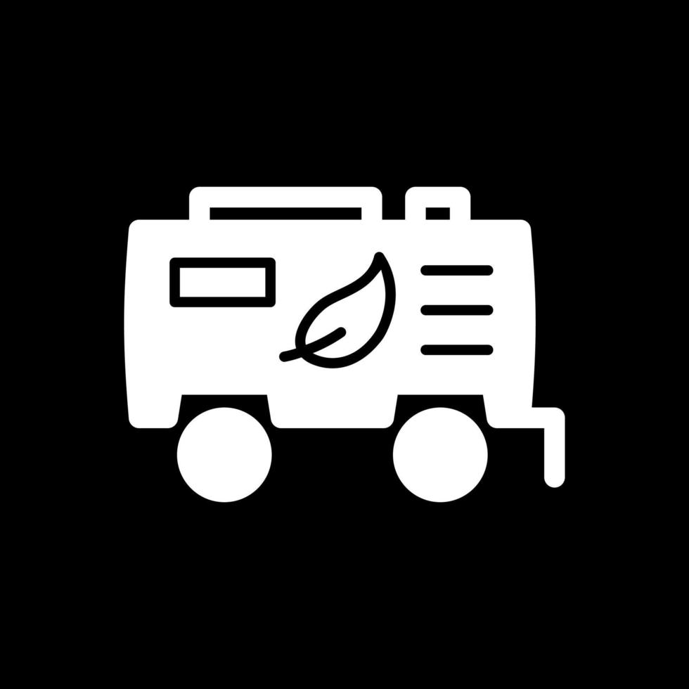 Biofuel Tank Vector Icon Design