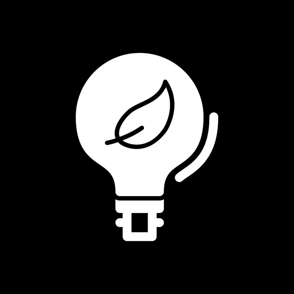 Eco Bulb Vector Icon Design