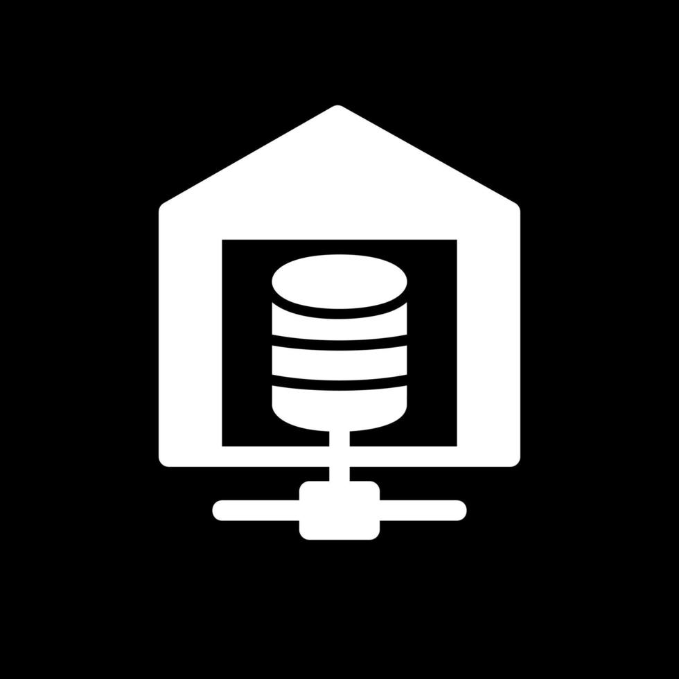 Data Warehouse Vector Icon Design