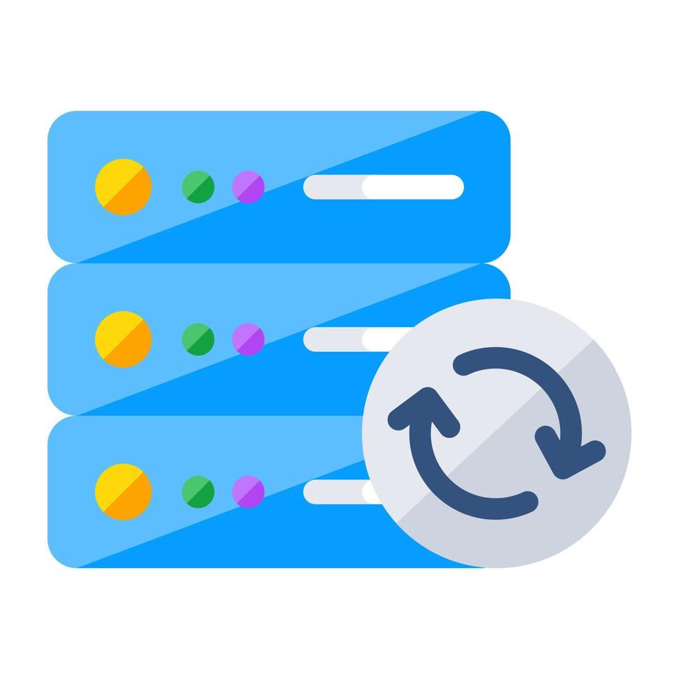 An editable design icon of server update 20082461 Vector Art at Vecteezy