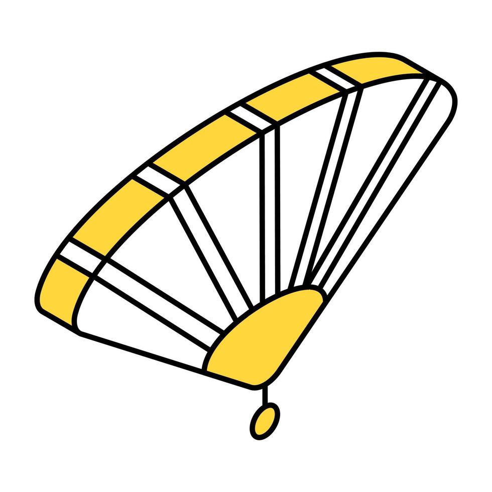 Modern design icon of chinese fan vector