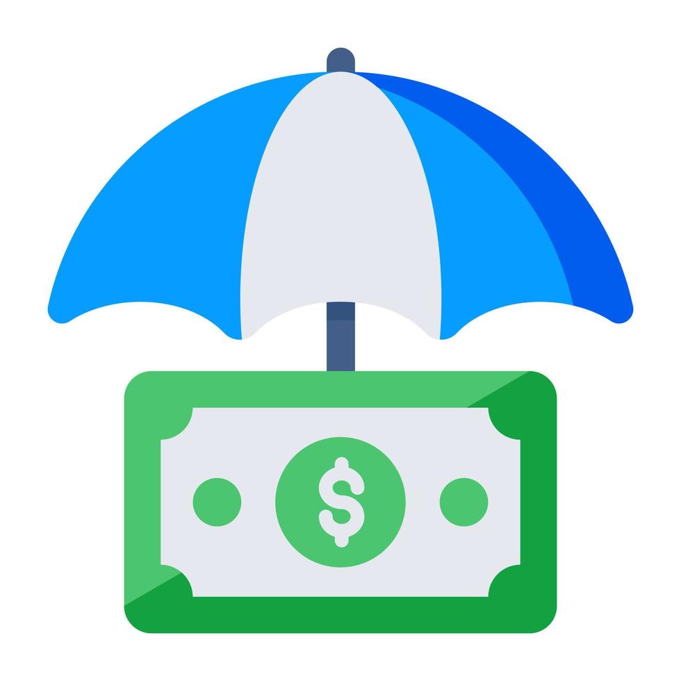 Modern design icon of financial security vector