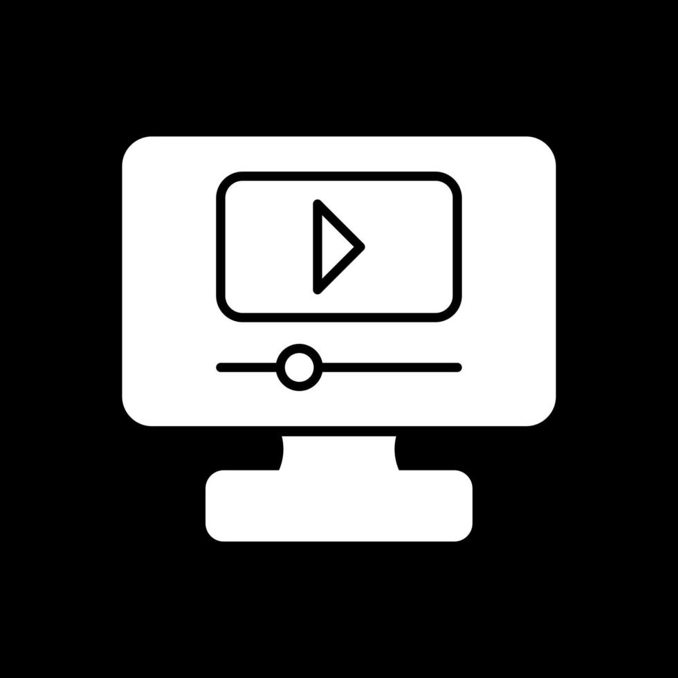 Live Streaming Vector Icon Design