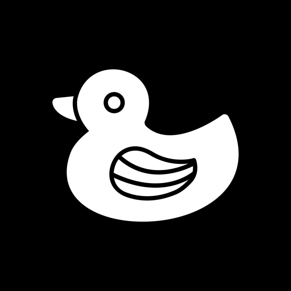 Rubber Duck Vector Icon Design