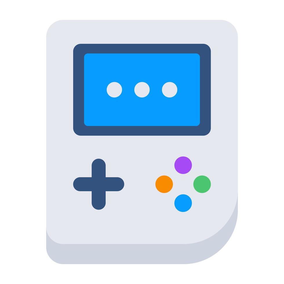 Brick game icon, editable vector
