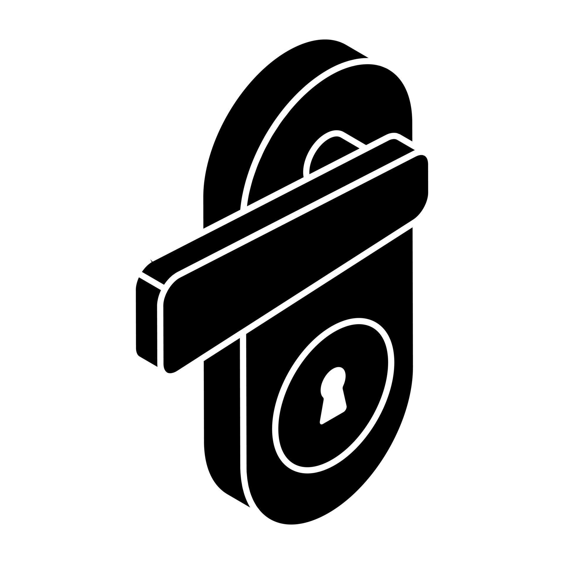 A unique design icon of door lock 20082655 Vector Art at Vecteezy