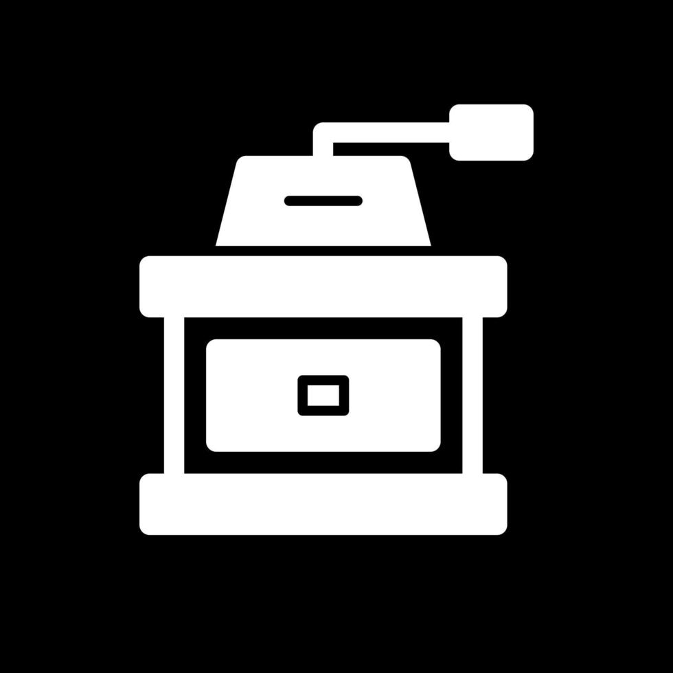 Coffee Mill Vector Icon Design