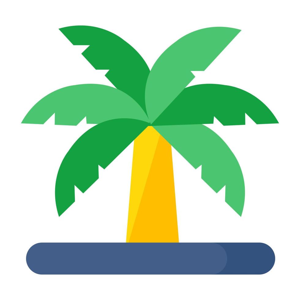 A premium download icon of coconut tree vector