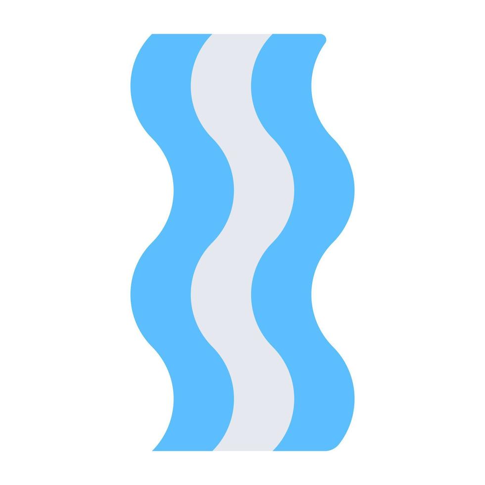 Vector design of ribbon pasta