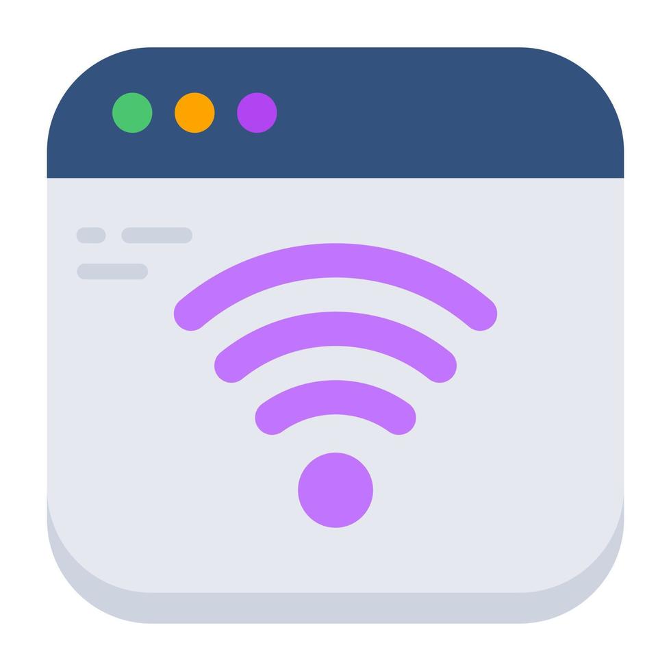 icono de descarga premium de wifi vector