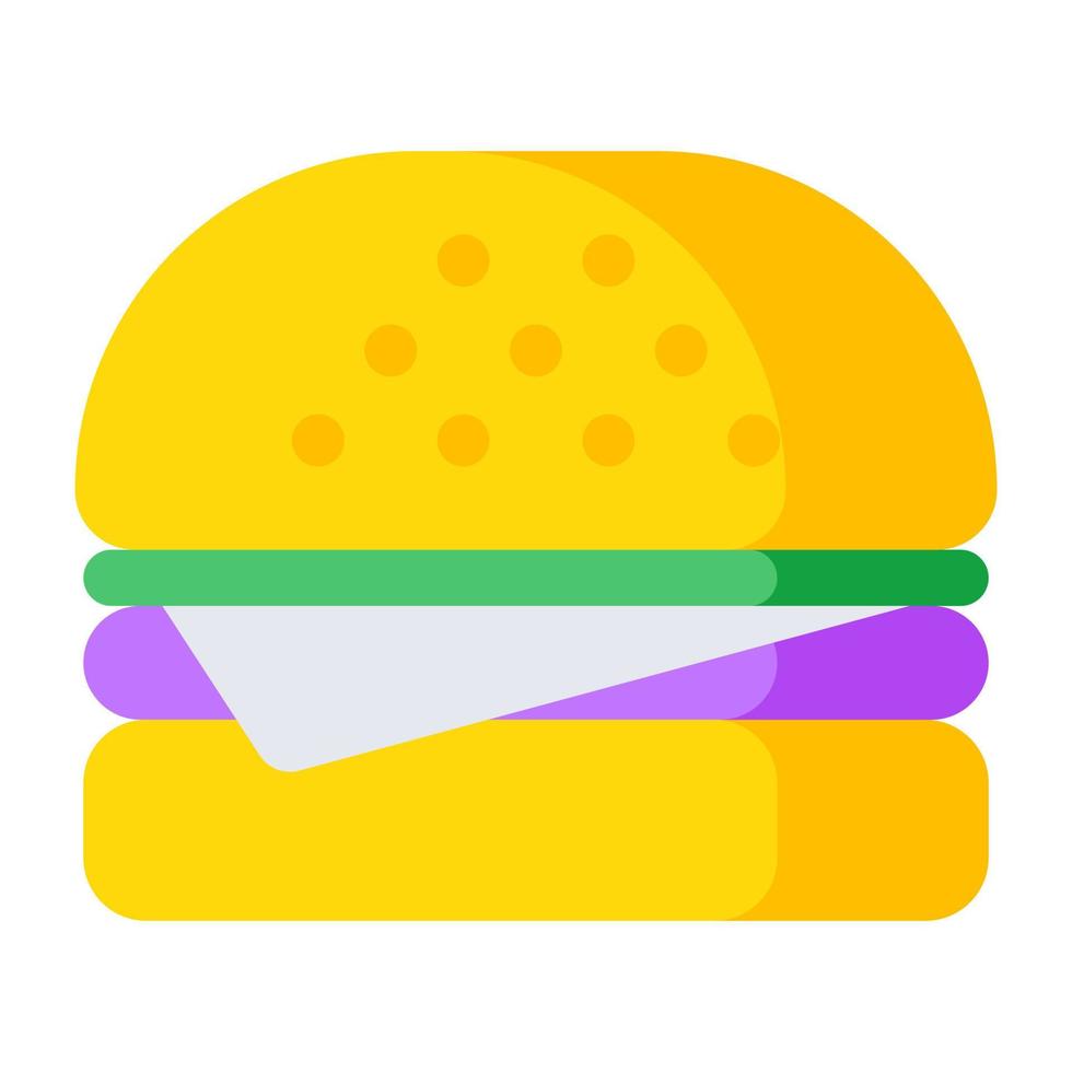 Modern design icon of burger vector