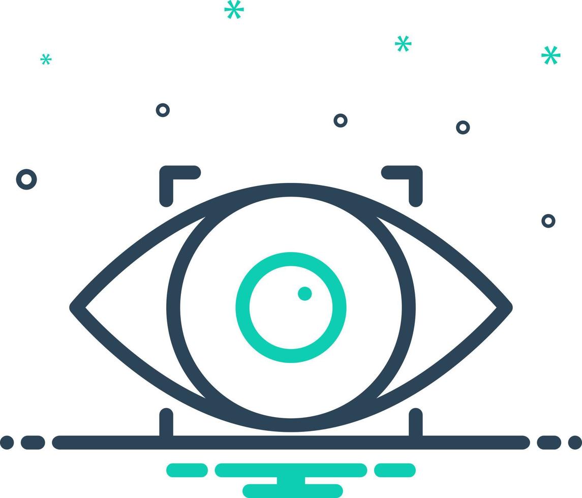 mix icon for recognize vector