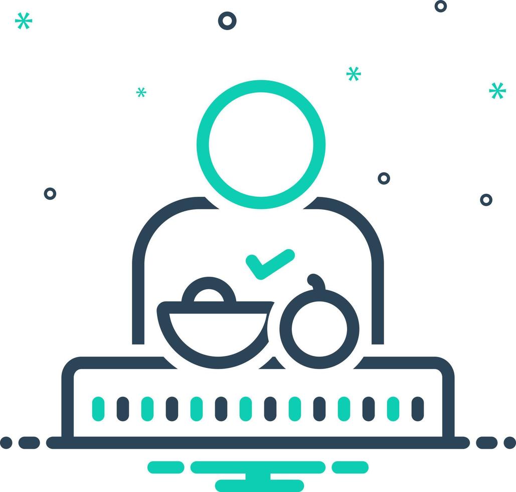 mix icon for adequate vector