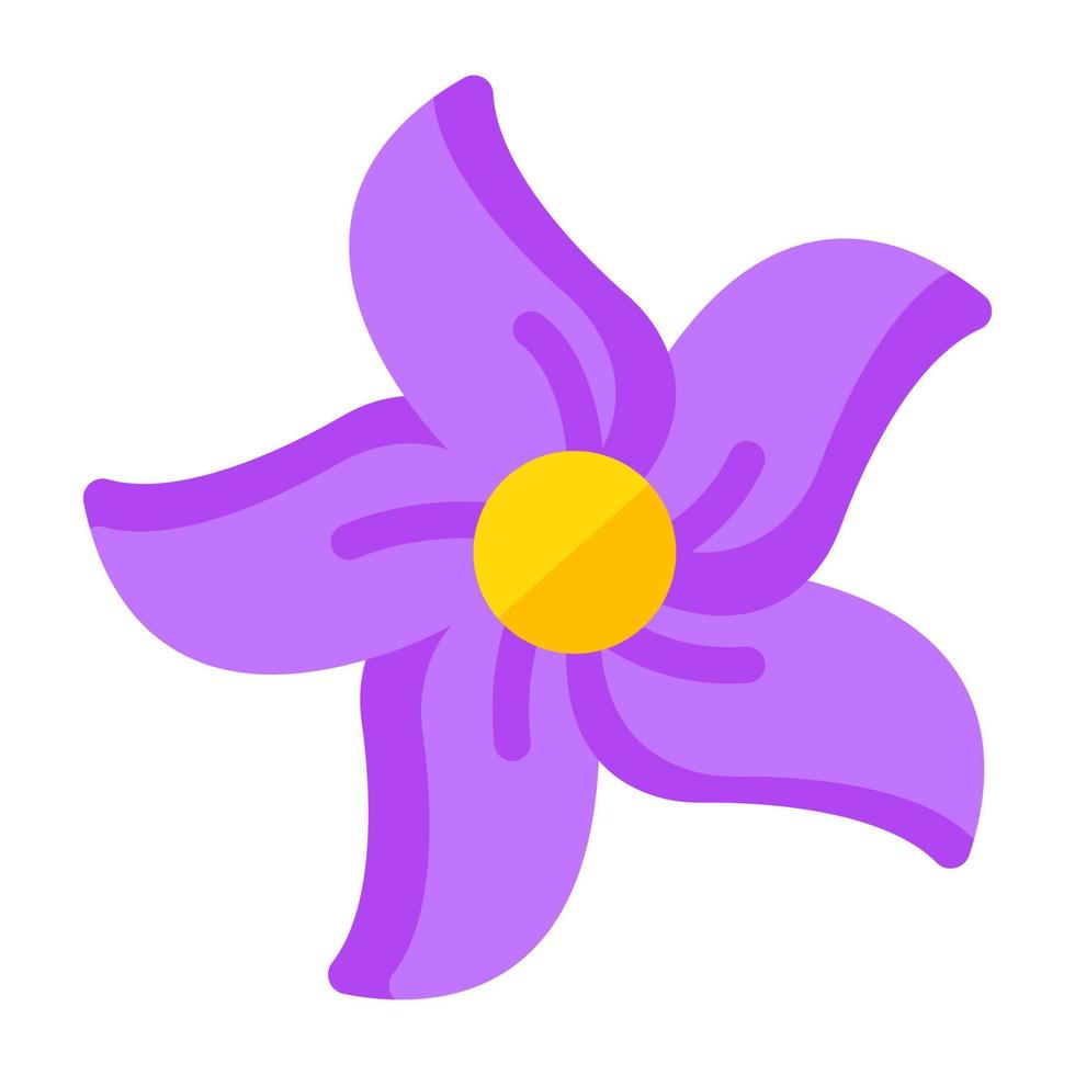 Trendy design icon of star flower vector
