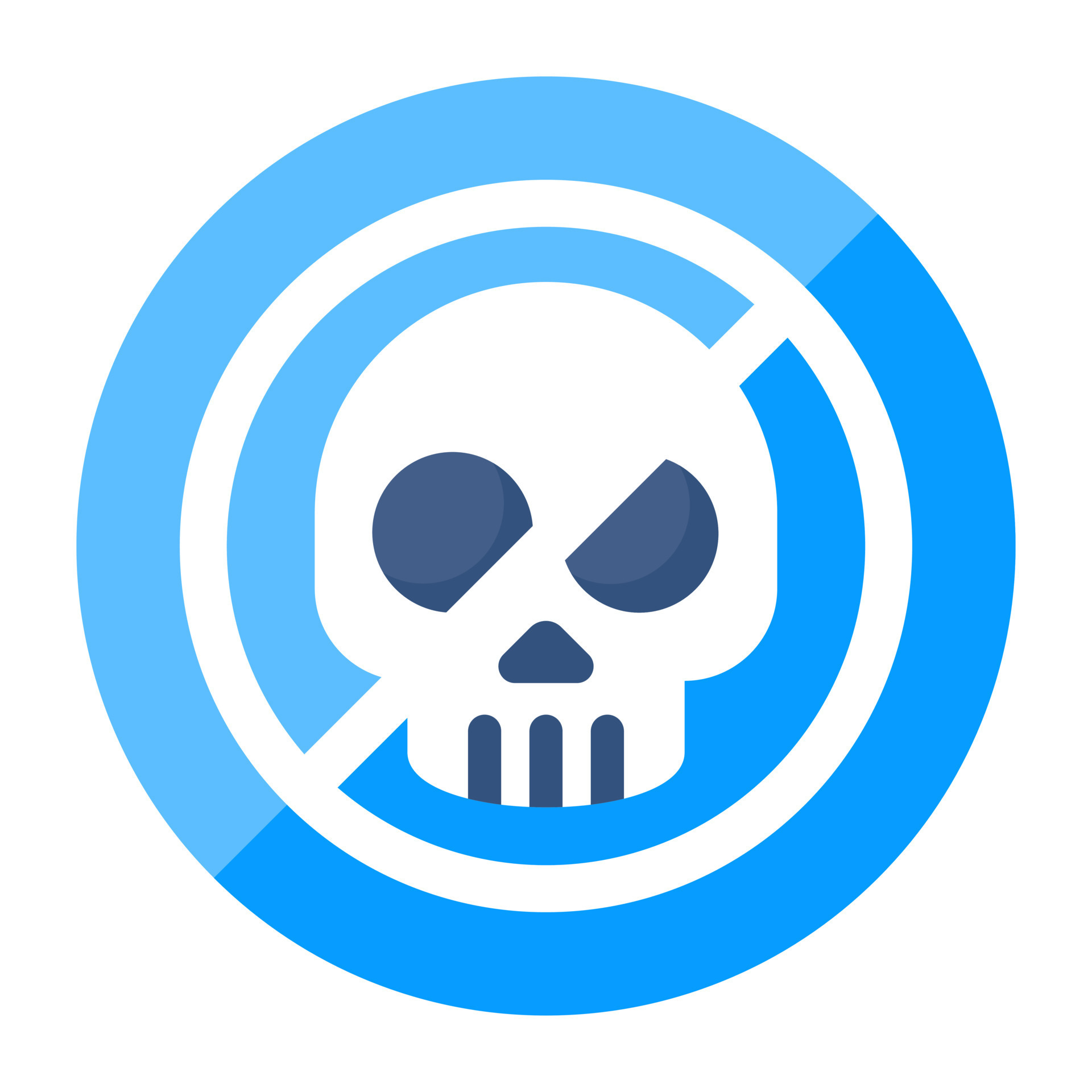 An icon design of no skull 20083732 Vector Art at Vecteezy