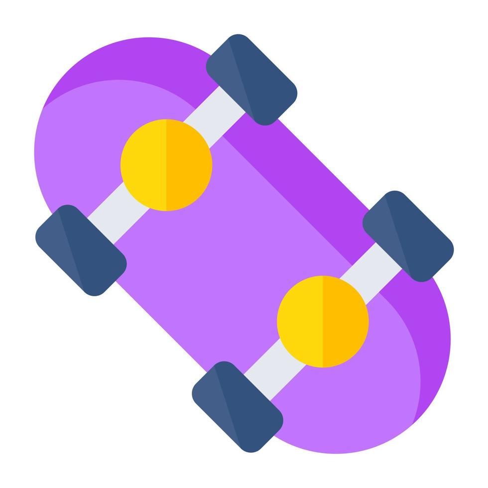An icon design of skateboard vector