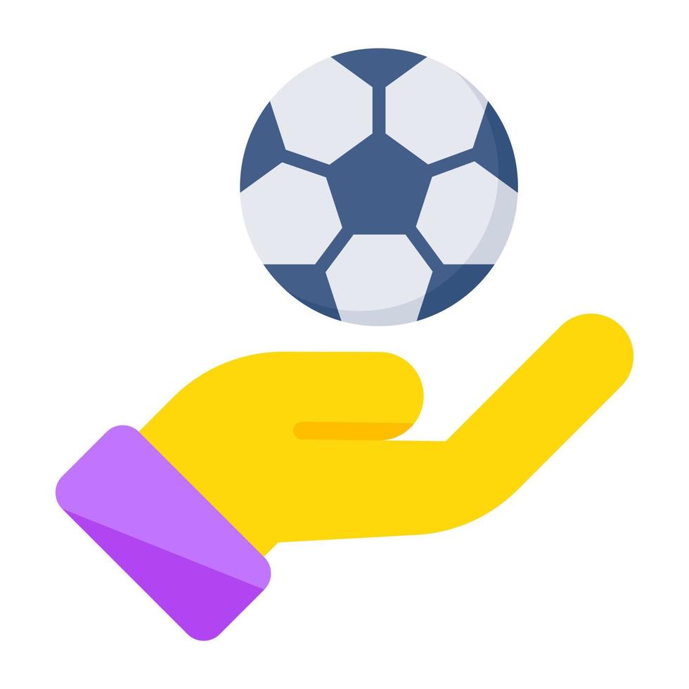 plano diseño icono de a cuadros pelota, fútbol americano vector