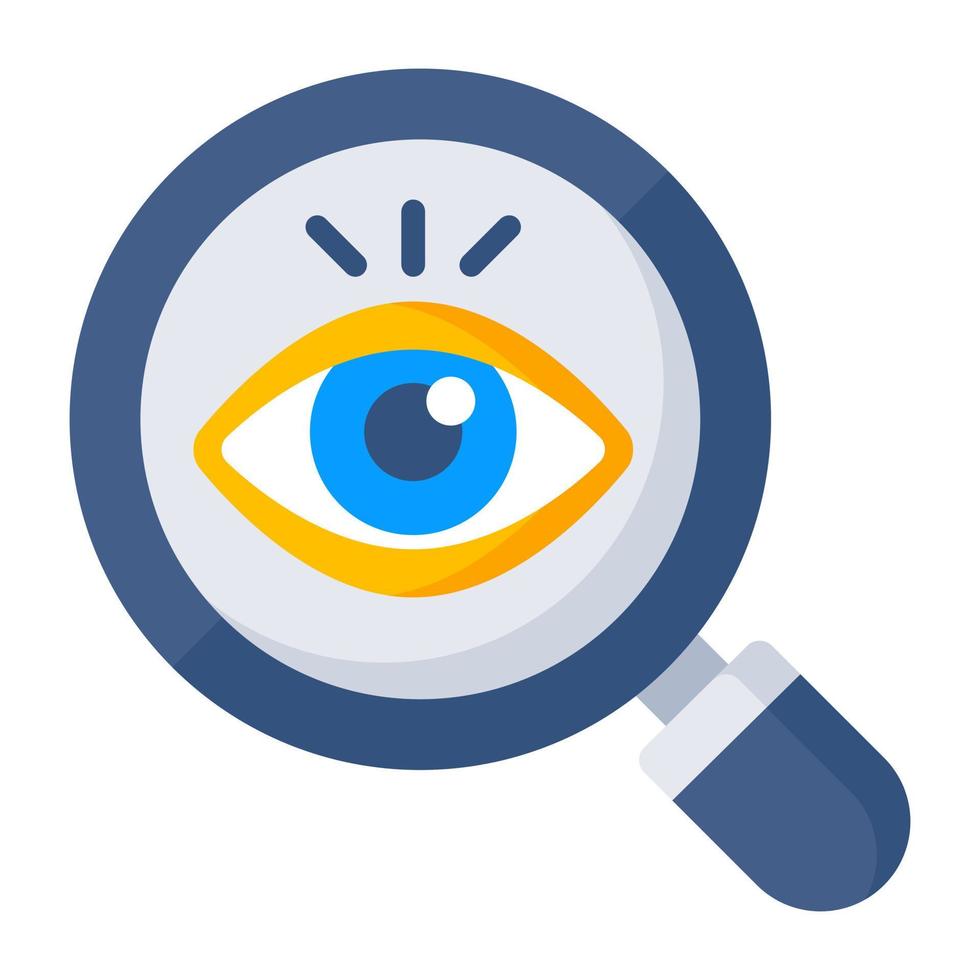 Creative design icon of find monitoring vector
