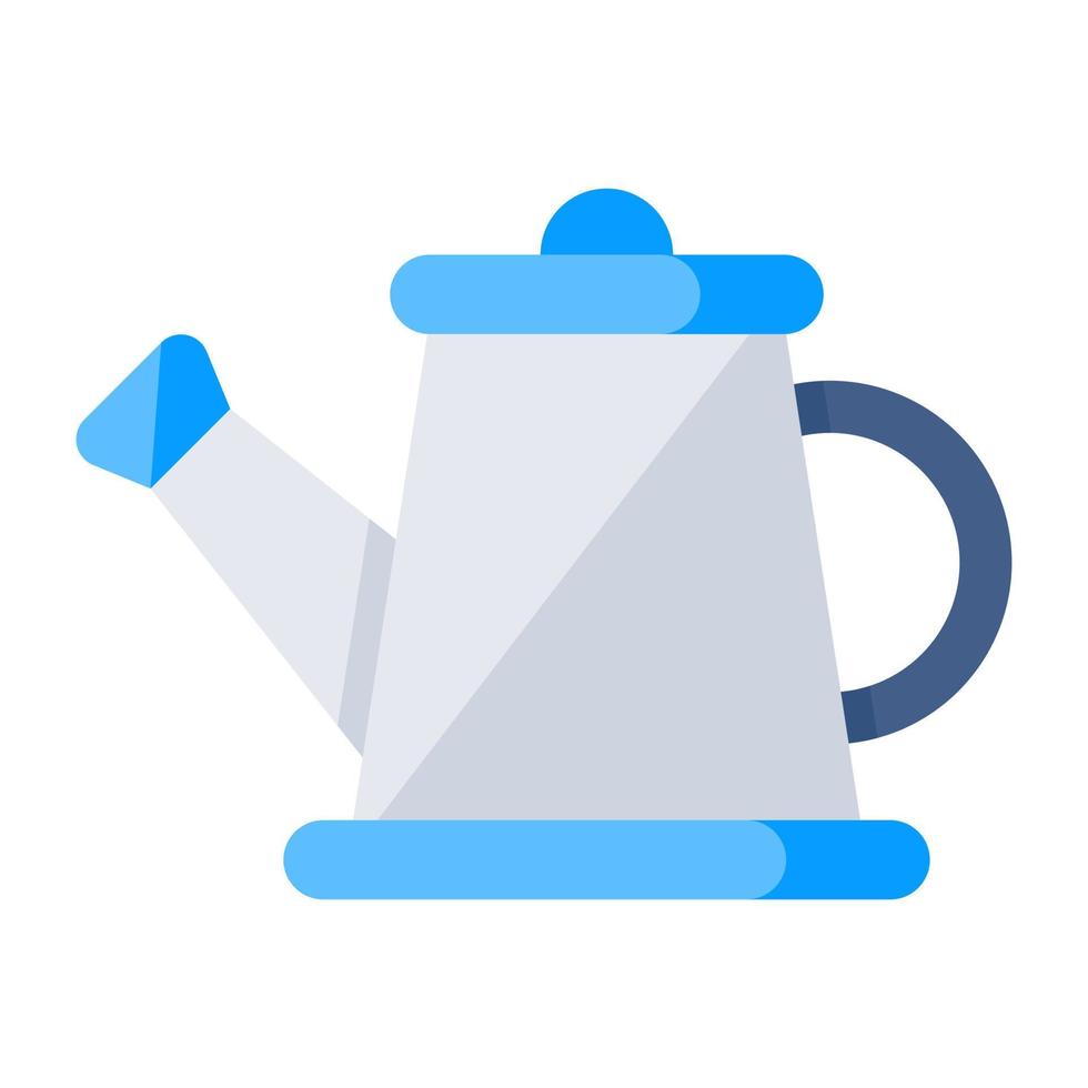 An icon design of watering can vector