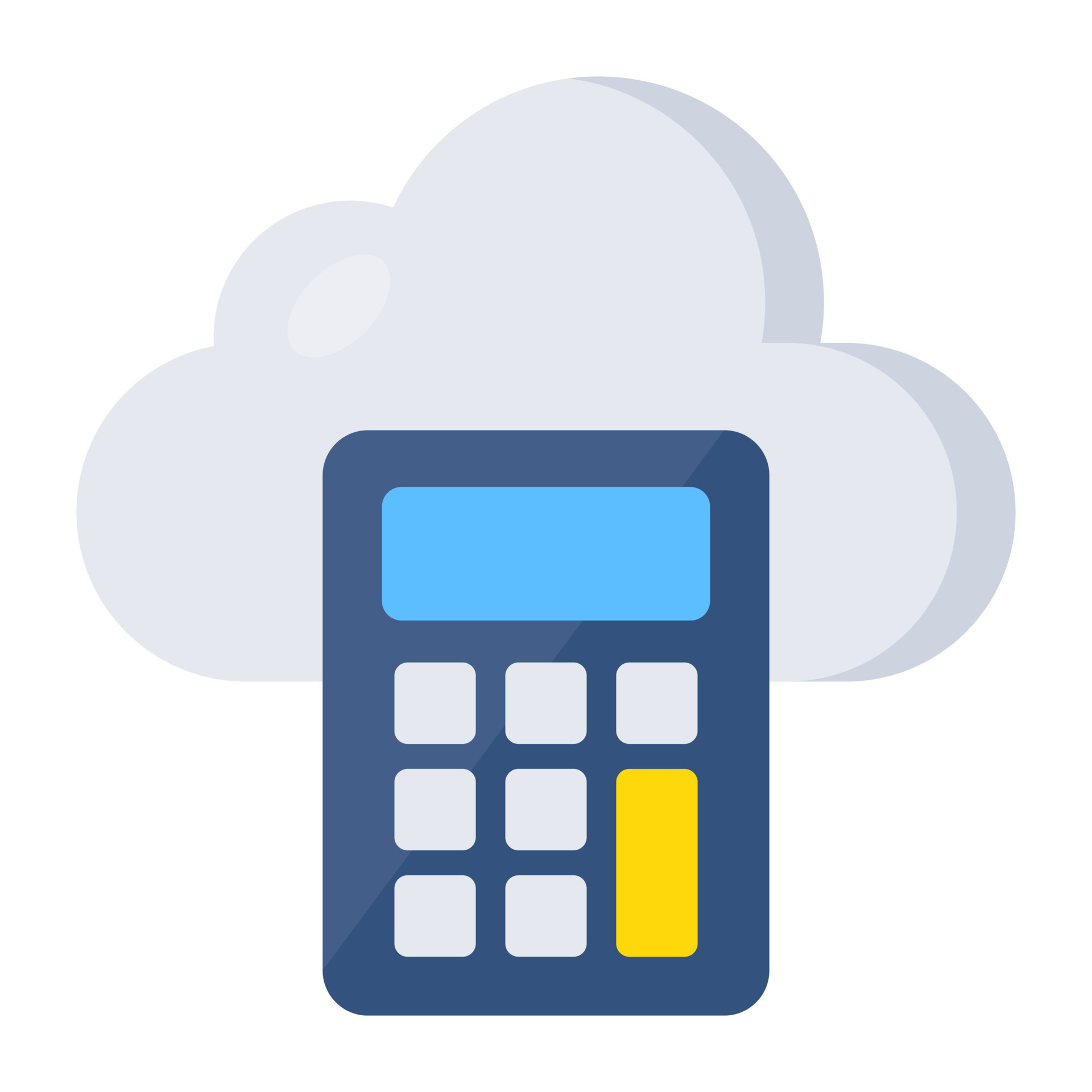 An icon design of cloud calculator 20084084 Vector Art at Vecteezy