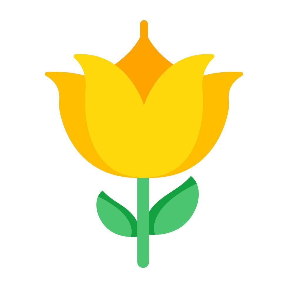 Vector design of bloom, flat icon