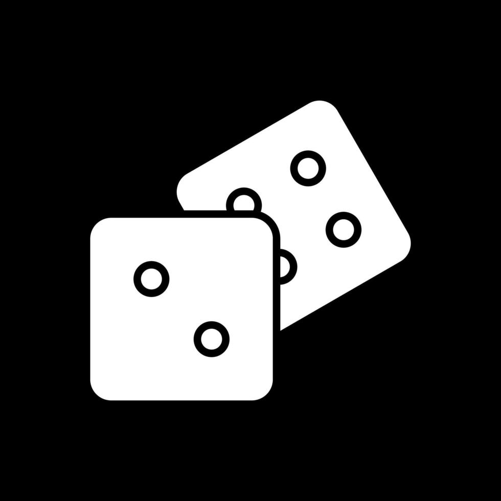 Dice Vector Icon Design