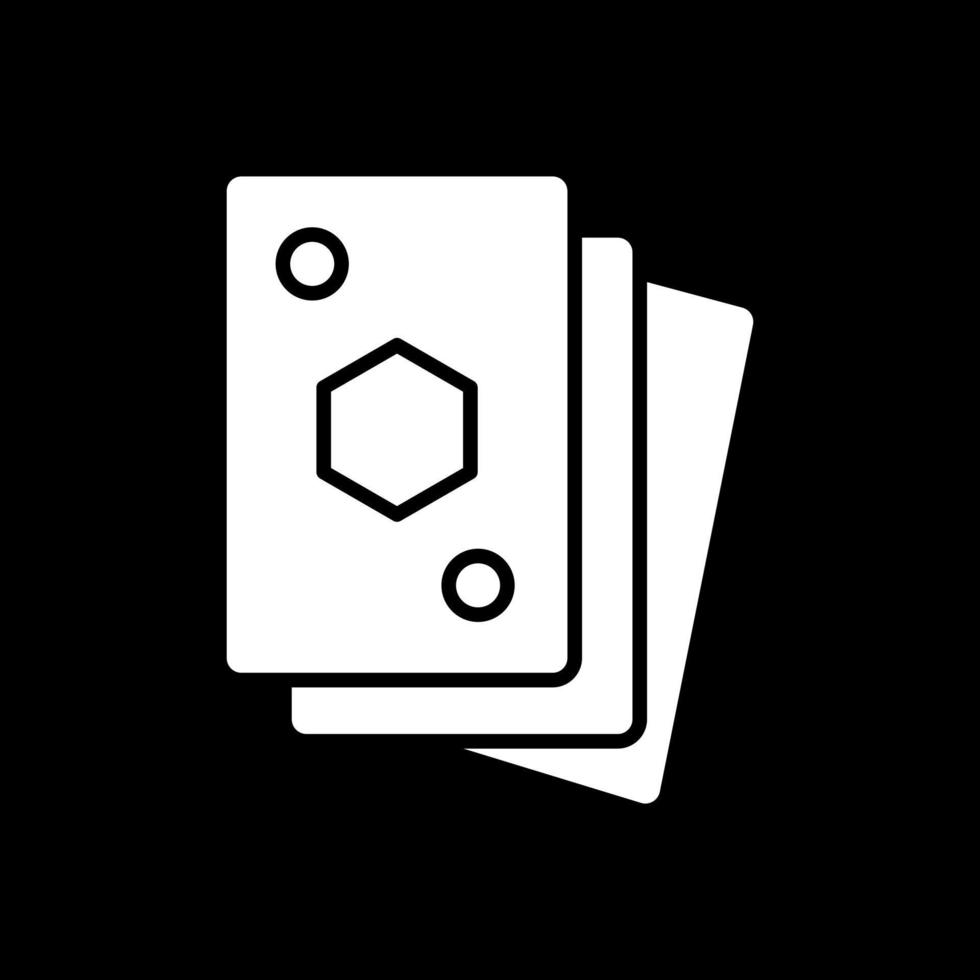 jugando tarjetas vector icono diseño