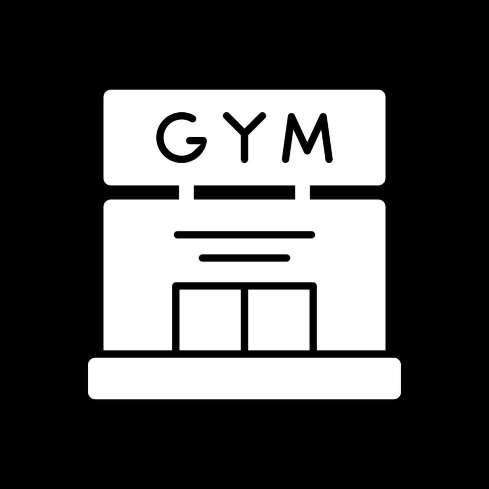 diseño de icono de vector de gimnasio