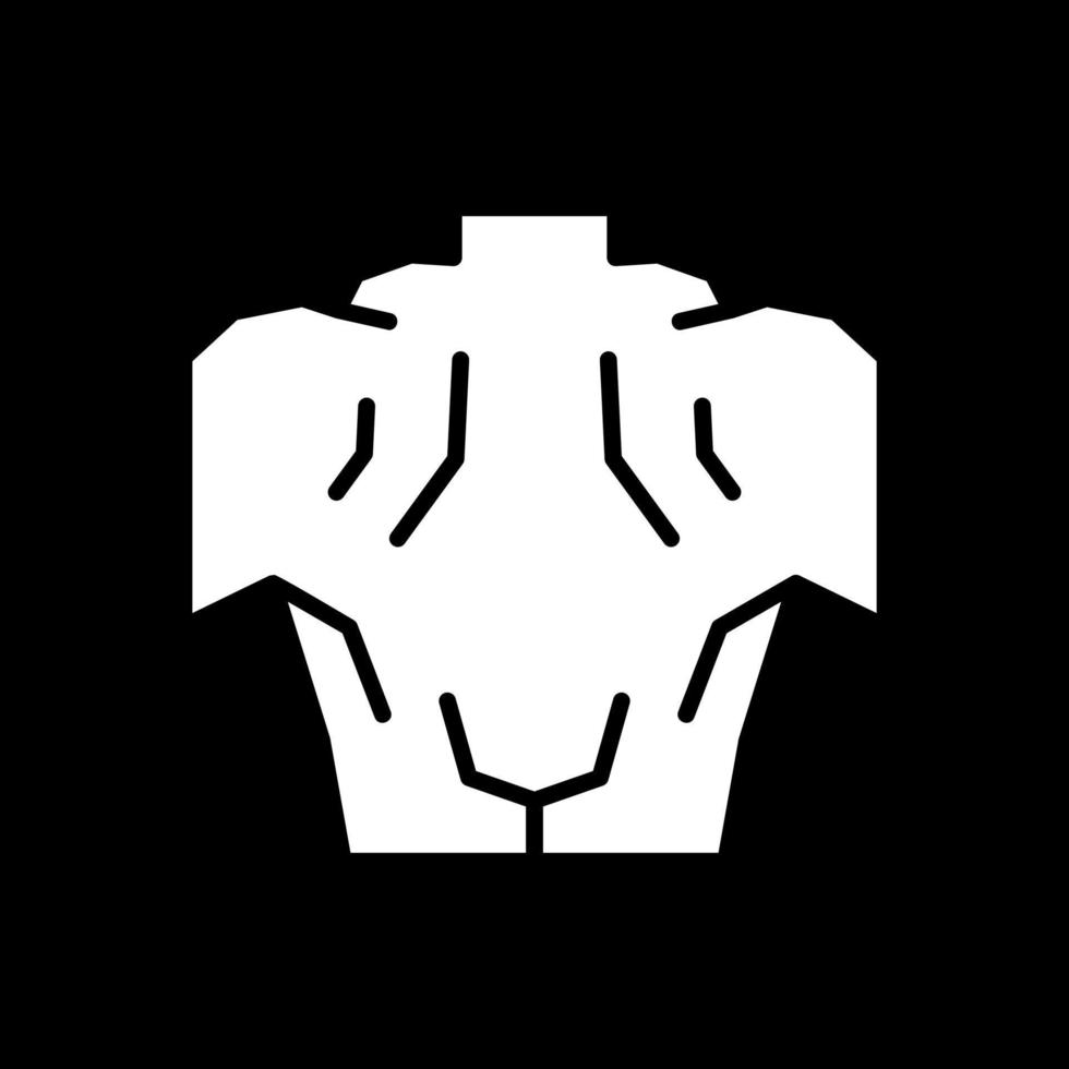 Back Muscle Vector Icon Design