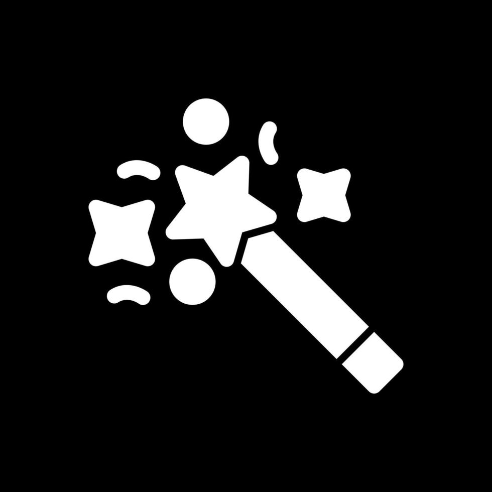 Magic Wand Vector Icon Design