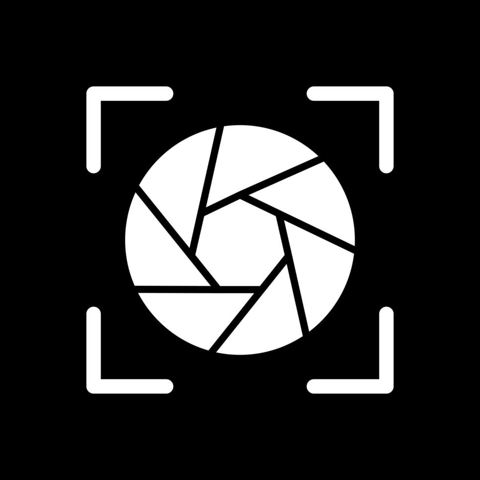 Camera Frame Vector Icon Design