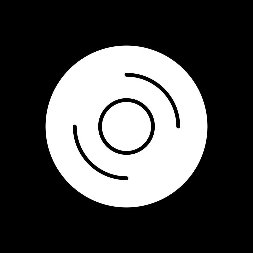 diseño de icono de vector de disco compacto