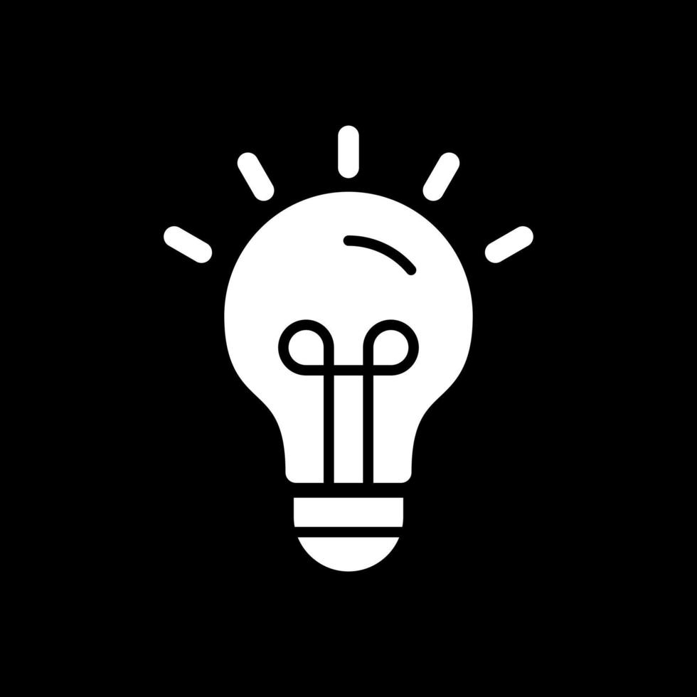 Light Bulb Vector Icon Design