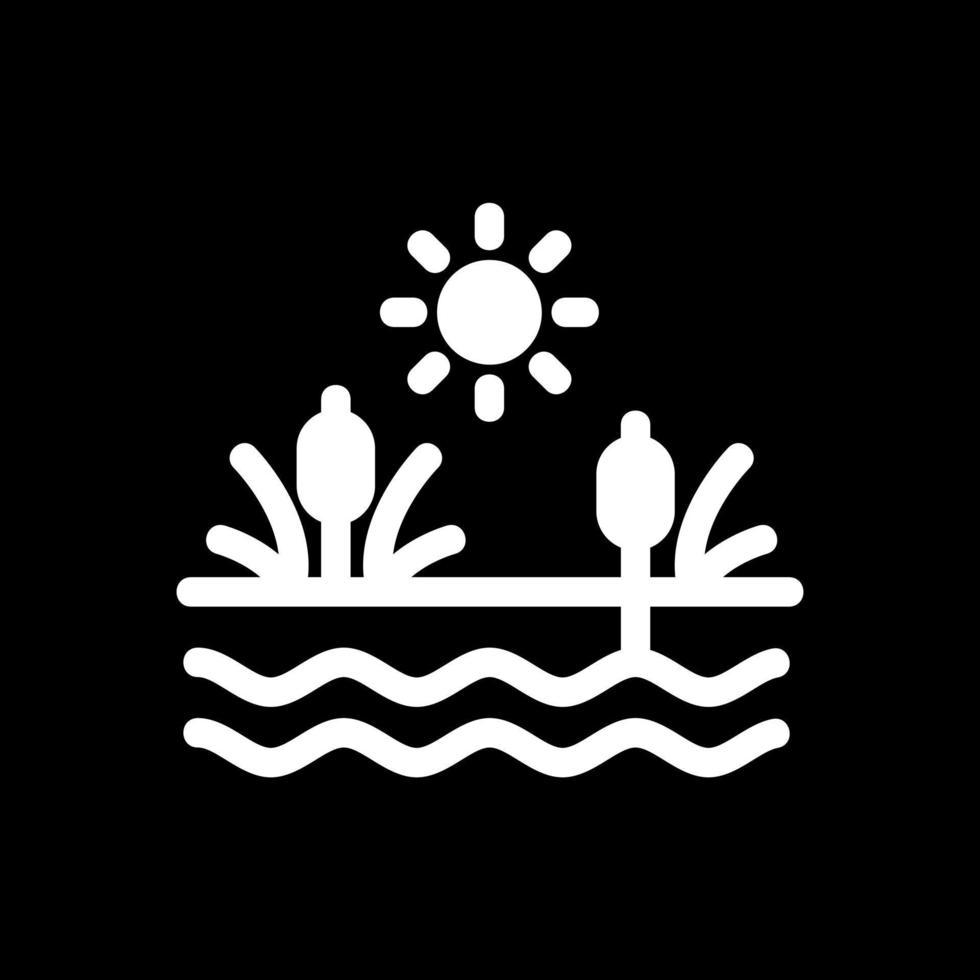 Swamp Vector Icon Design