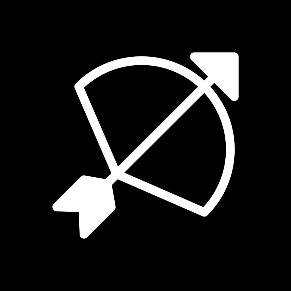 diseño de icono de vector de flecha de arco