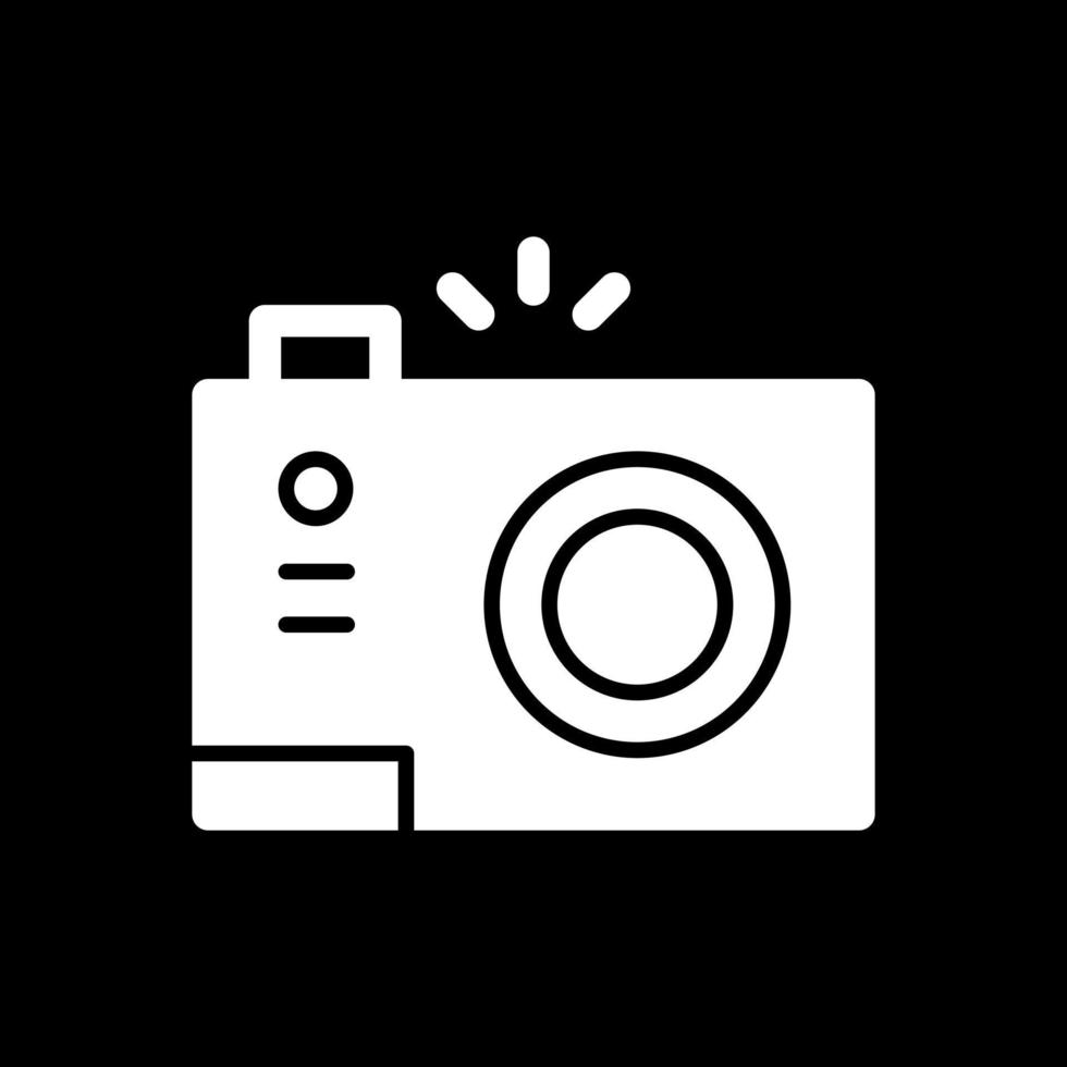 Compact Camera Vector Icon Design