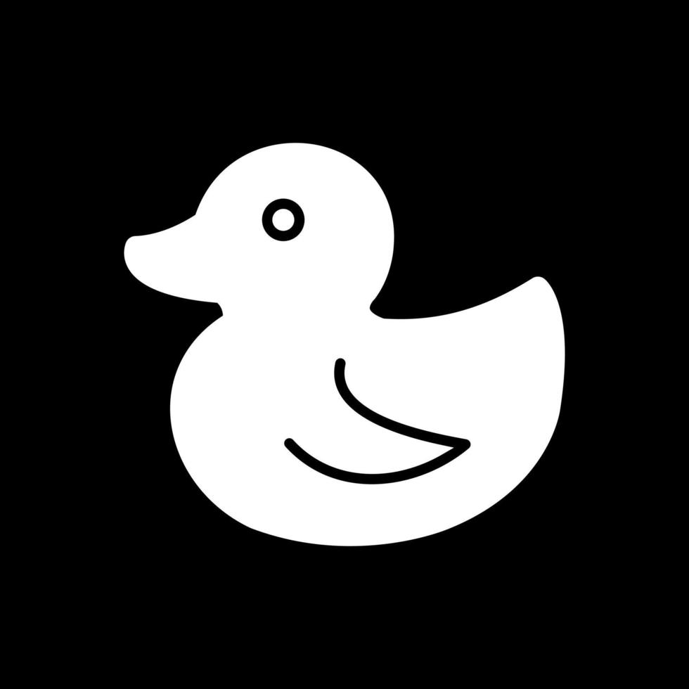 diseño de icono de vector de pato de goma