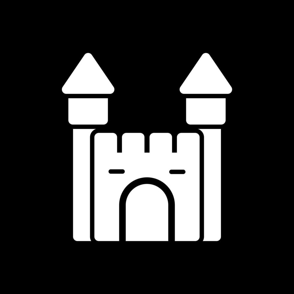 Bouncy Castle Vector Icon Design
