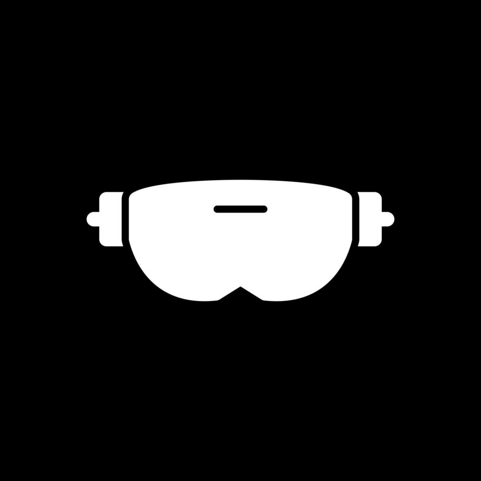 diseño de icono de vector de gafas vr