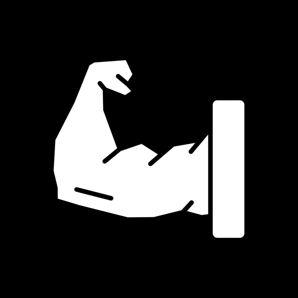 Arm Muscle Vector Icon Design