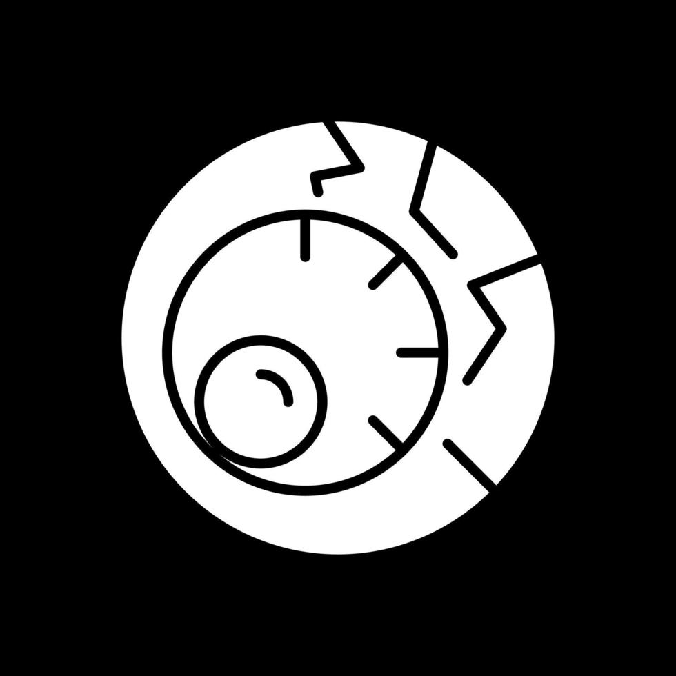 Scary Eyeball Vector Icon Design