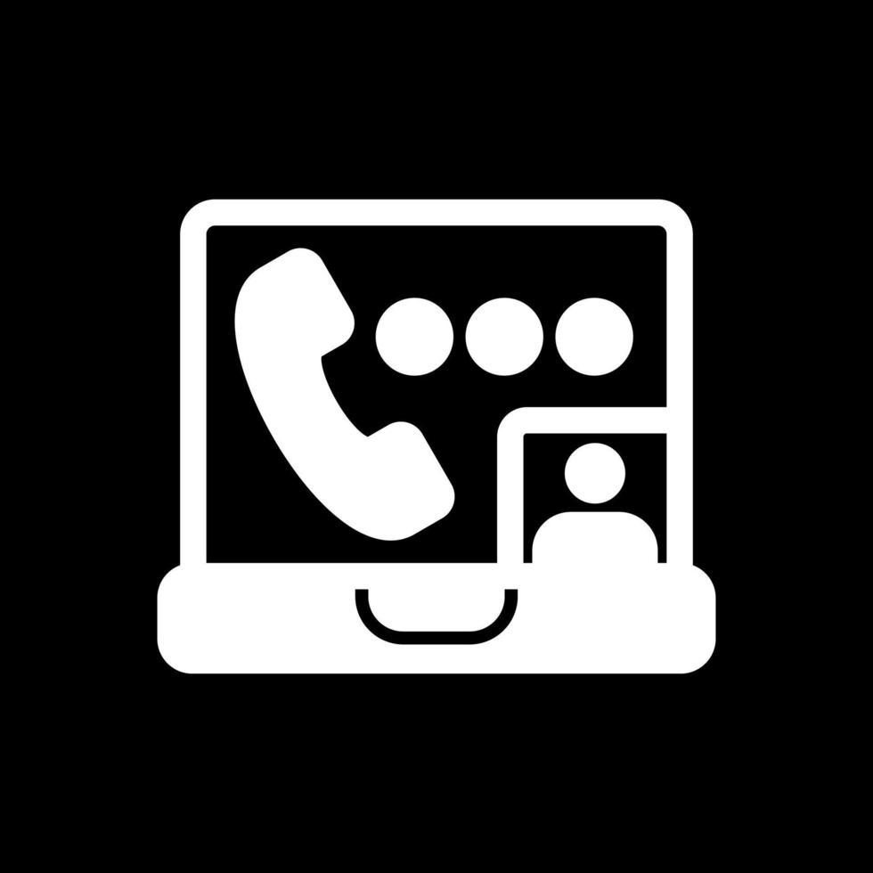 Video Call Vector Icon Design