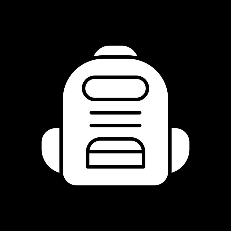 Backpack Vector Icon Design