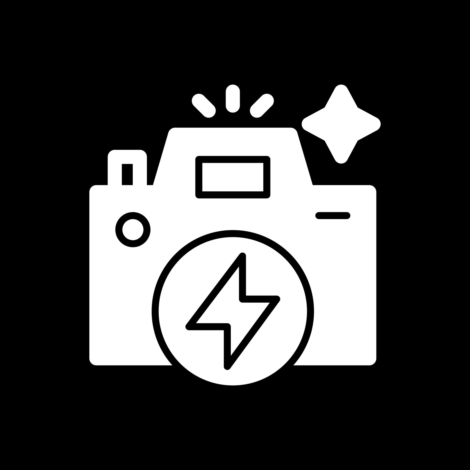 Flash Camera Vector Icon Design 20085224 Vector Art at Vecteezy