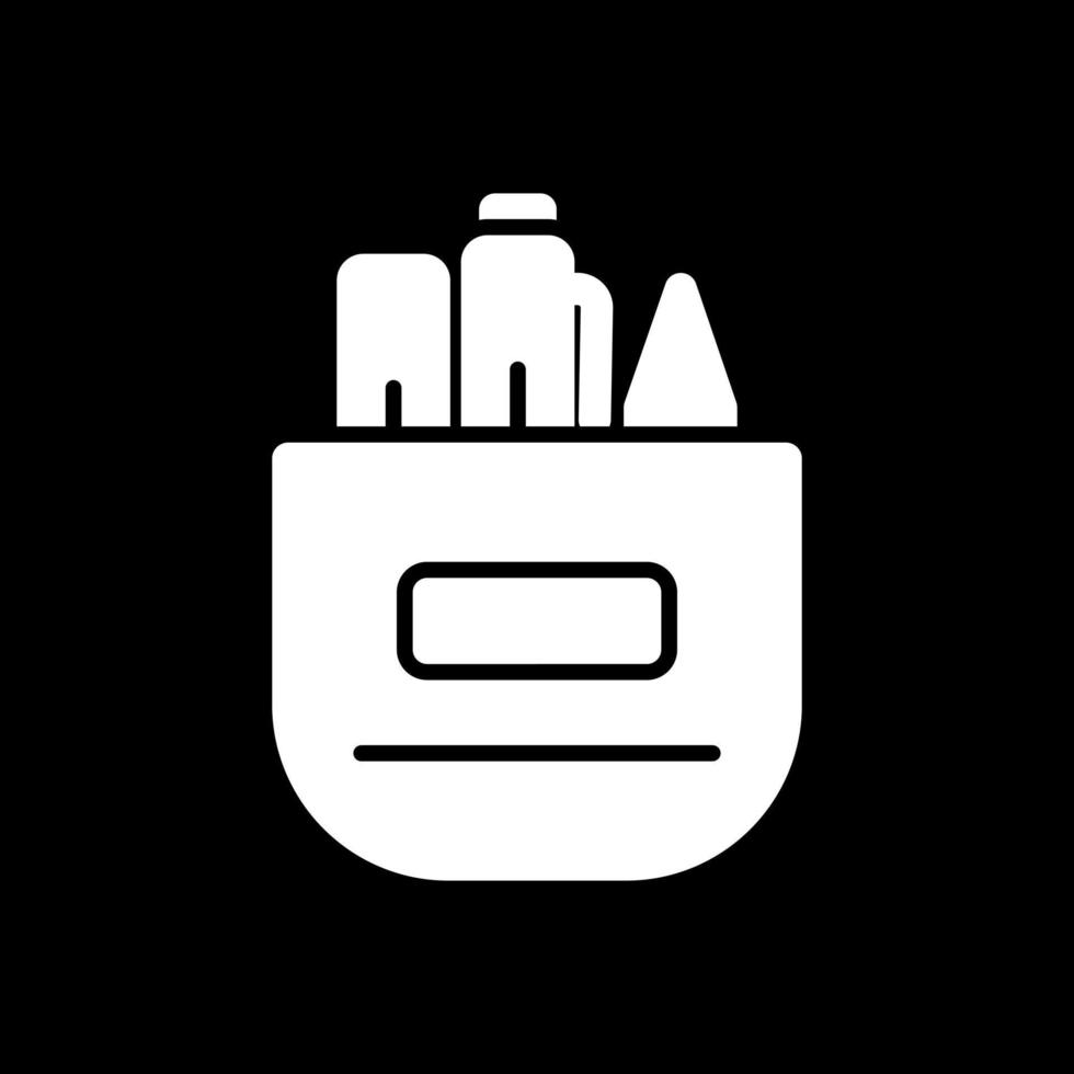 Pencil Case Vector Icon Design