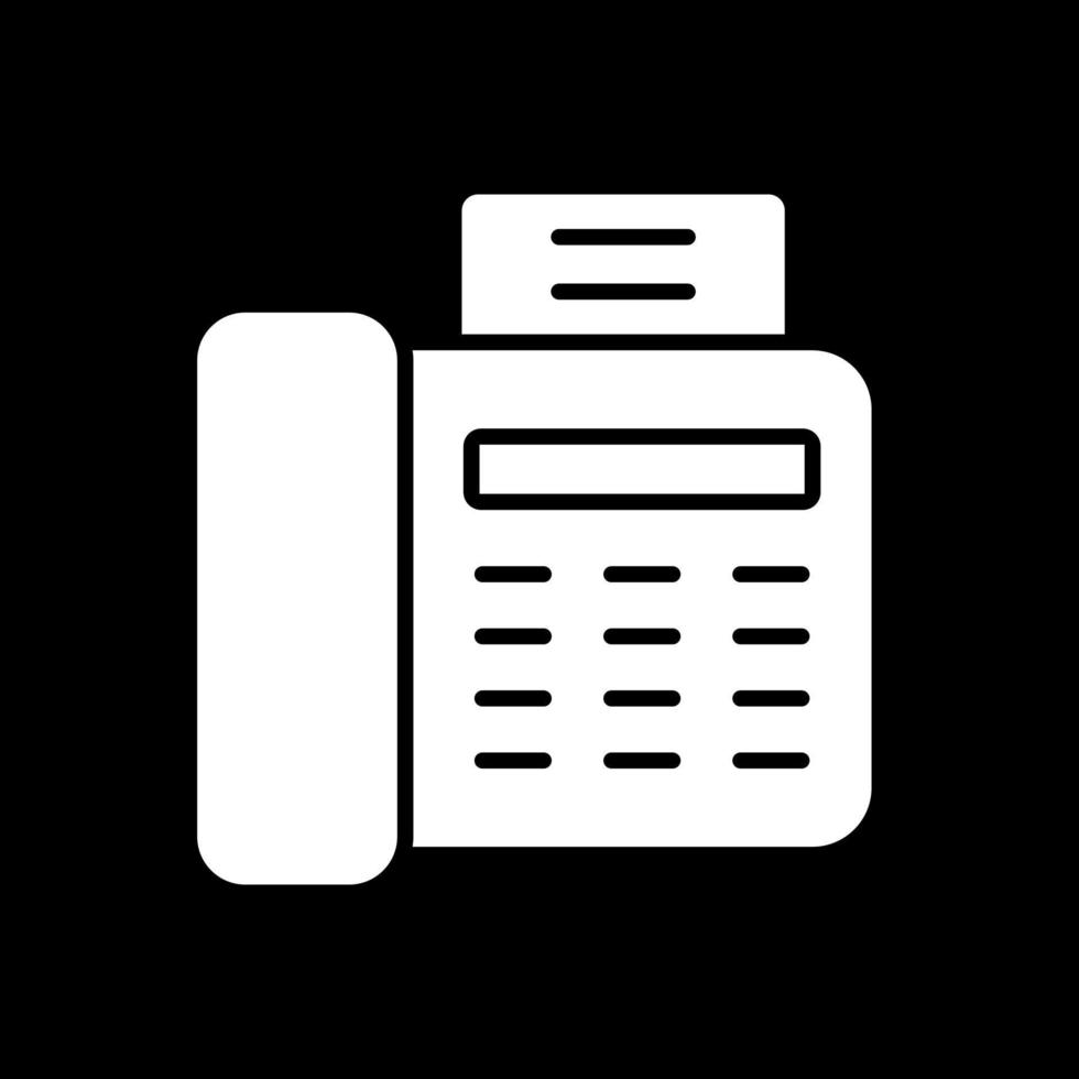 Fax Vector Icon Design