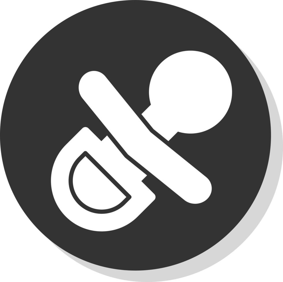 Pacifier Vector Icon Design
